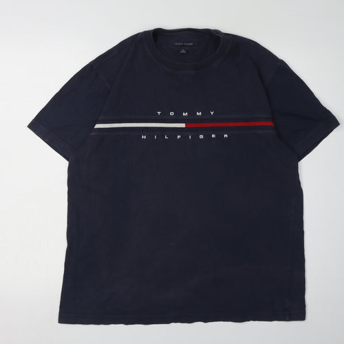 Tommy Hilfiger Men's Blue S Graphic T-Shirt