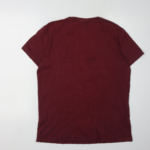 Quiksilver Men's Red Medium Graphic T-Shirt