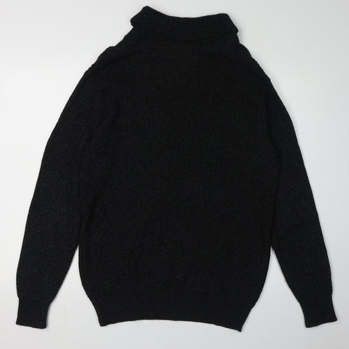 Avenue Men's Black Medium Pullover Jumper