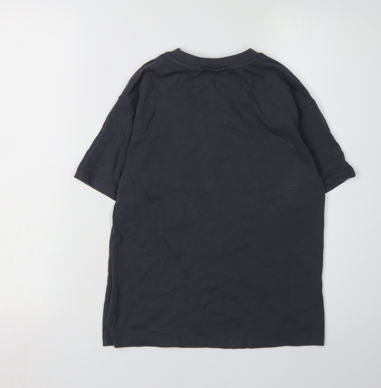 Next Boys Black Rolling Stones Graphic T-Shirt, Size M