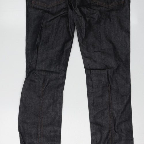Next Women's Dark Blue Straight Jeans Size 12L