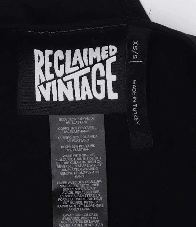 Reclaimed Vintage Women's Black Bodysuit XS