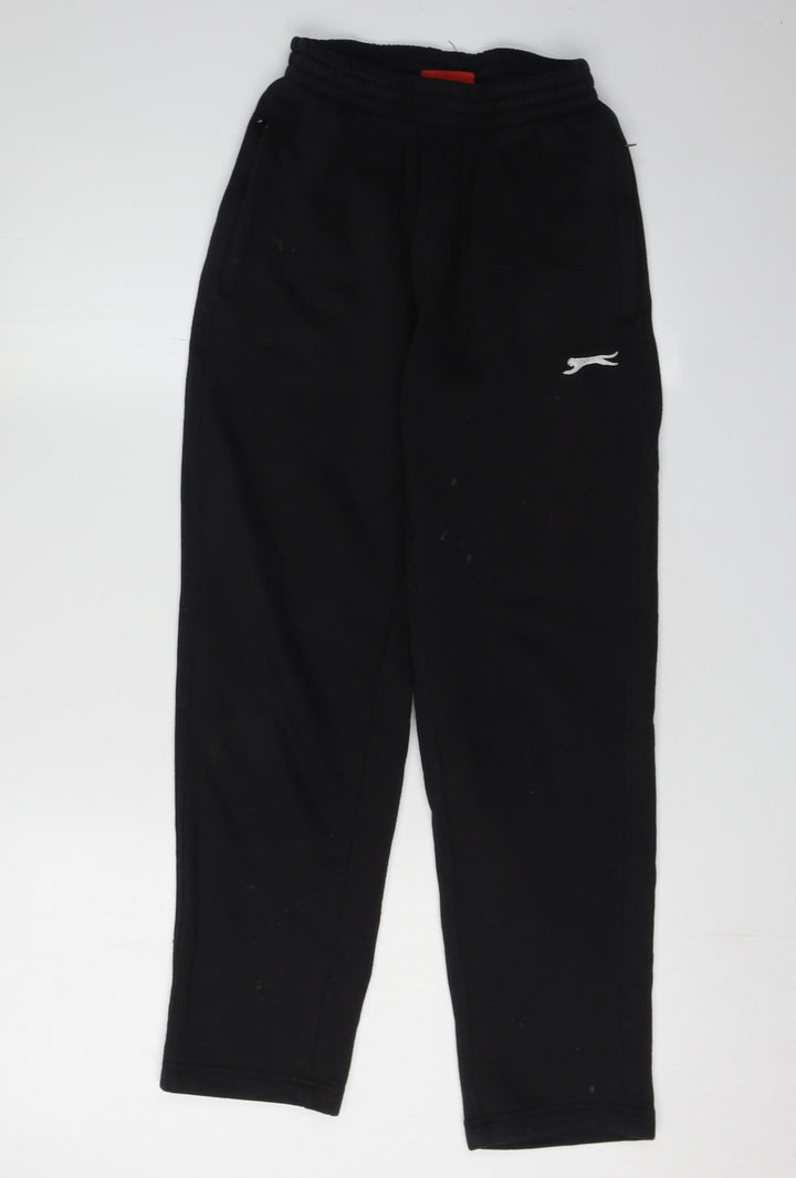 Slazenger Boys Black Jogger Trousers XS