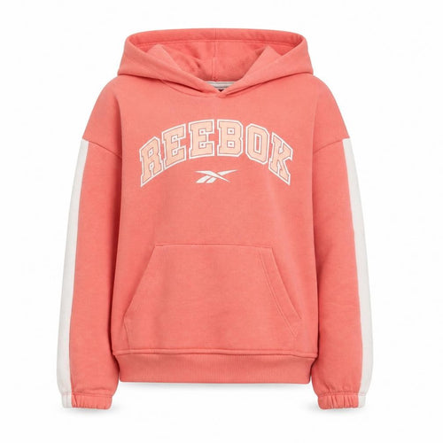 Reebok Girls Pink Hoodie, Size 11-12 Years, Pullover Style