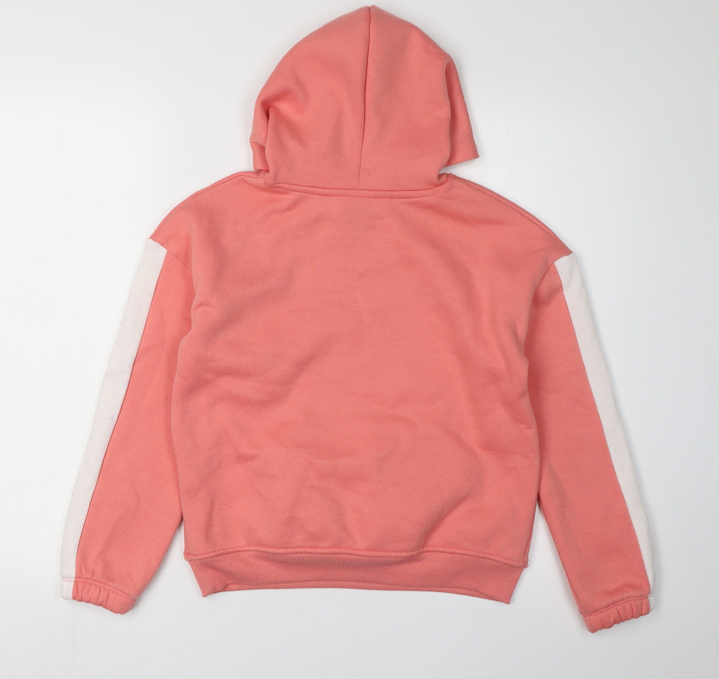 Reebok Girls Pink Hoodie, Size 11-12 Years, Pullover Style