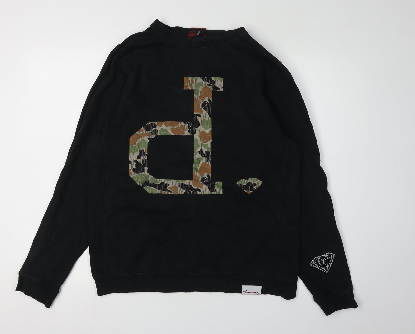 Diamond Supply Co. Unisex Black Pullover Sweatshirt L