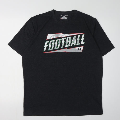 Under Armour Men's Black Sports T-Shirt, Size M