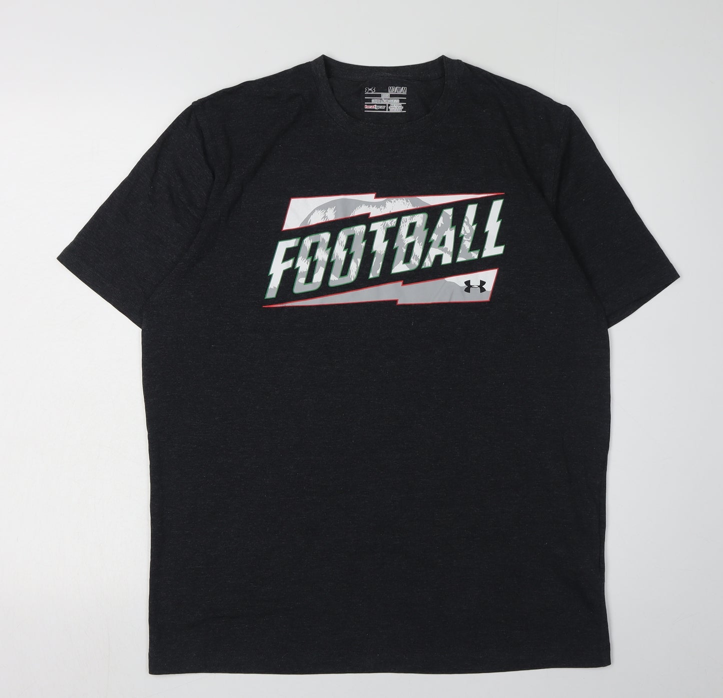 Under Armour Men's Black Sports T-Shirt, Size M