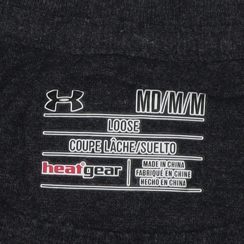 Under Armour Men's Black Sports T-Shirt, Size M