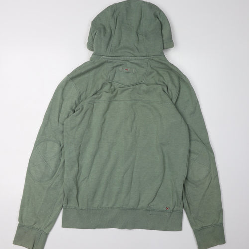 Fat Face Men's Green Full Zip Hoodie, Size S