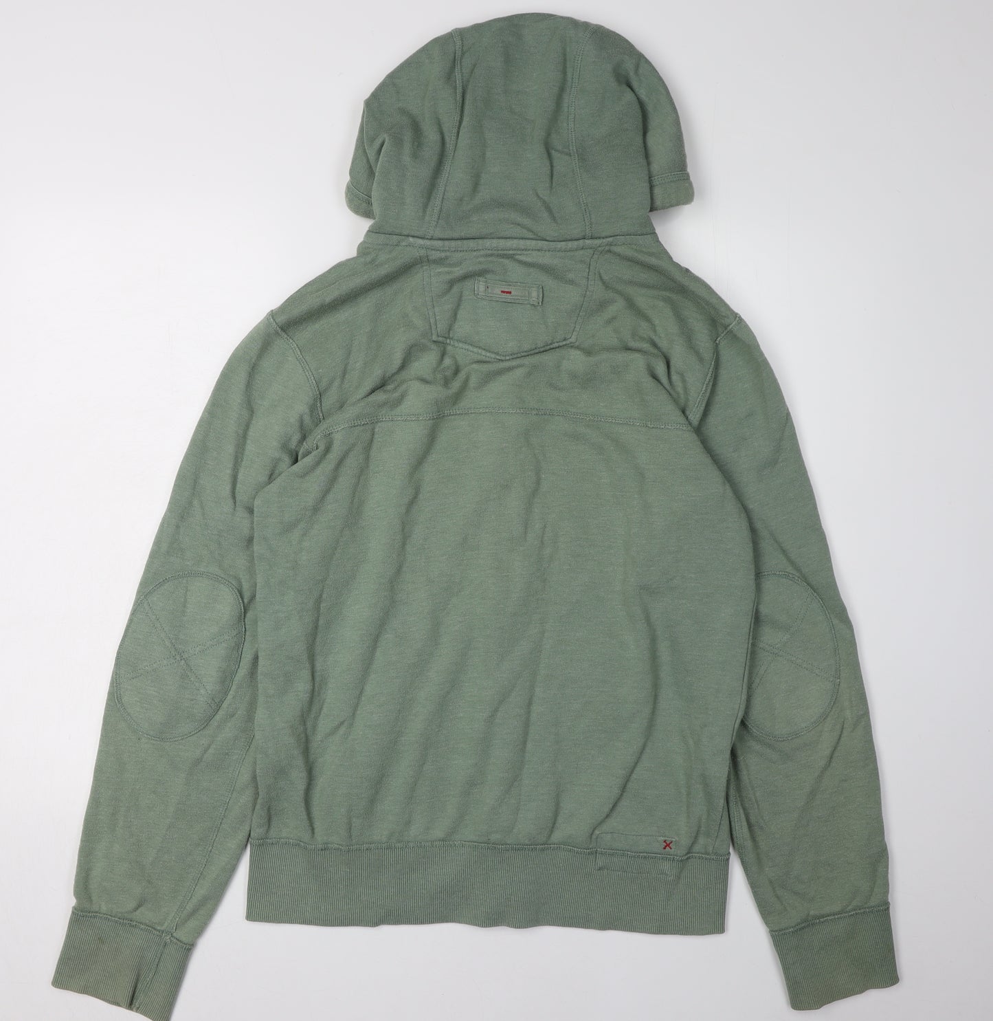 Fat Face Men's Green Full Zip Hoodie, Size S