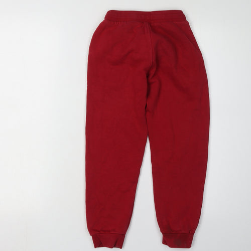 BOSS Boys Red Jogger Trousers Size 8