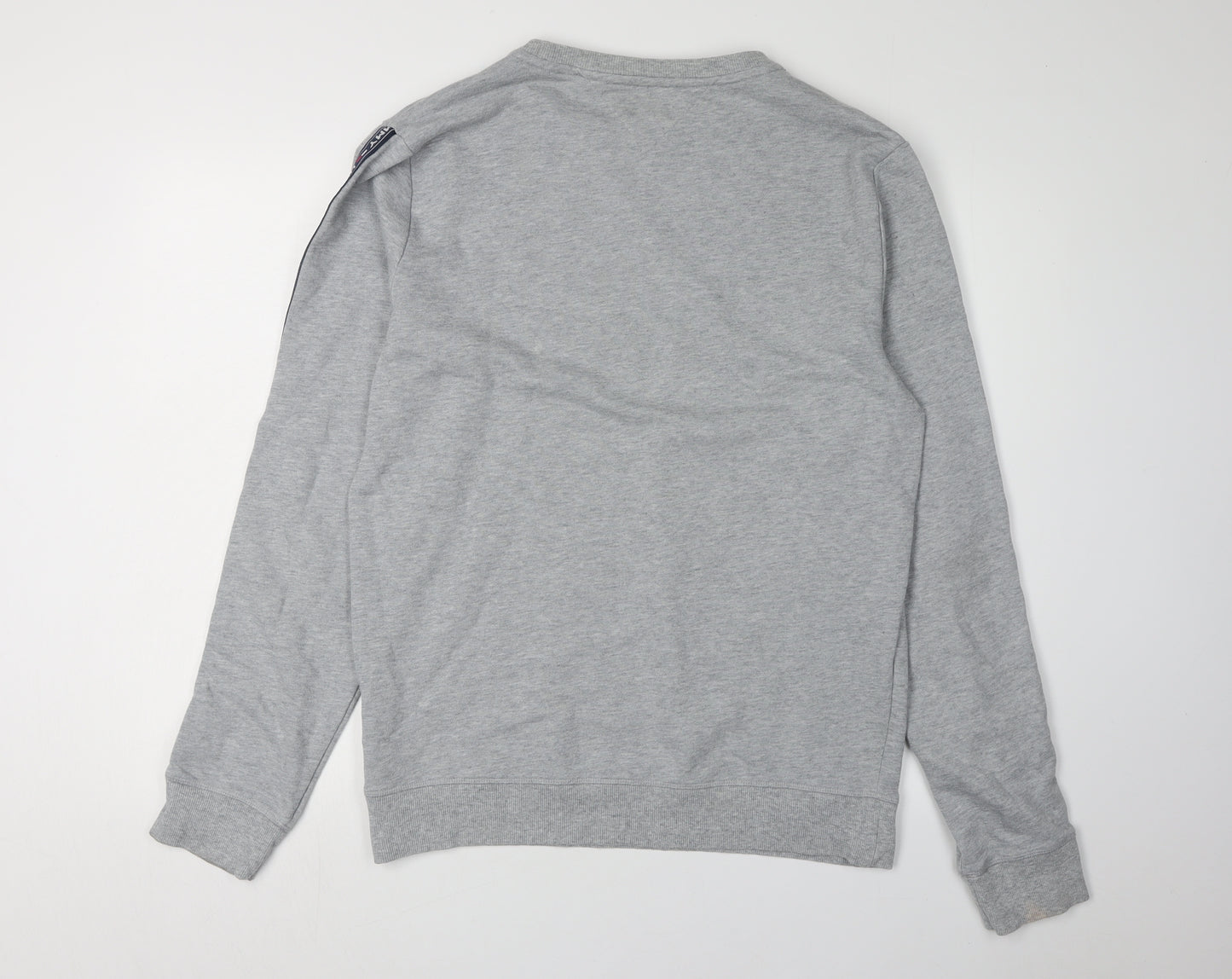 Tommy Hilfiger Grey Logo Pullover Sweatshirt L