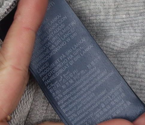 Tommy Hilfiger Grey Logo Pullover Sweatshirt L