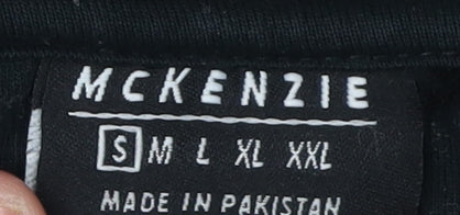 McKenzie Men's Black Full Zip Hoodie Size S