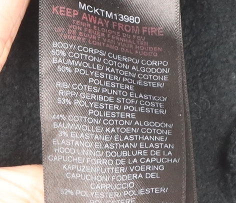 McKenzie Men's Black Full Zip Hoodie Size S