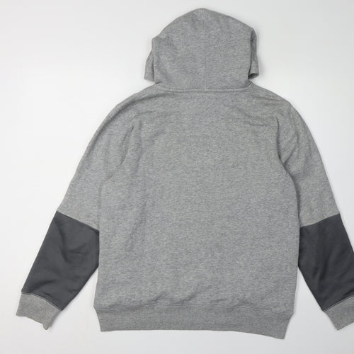Converse Boys Grey Pullover Hoodie XL Crew Neck Logo