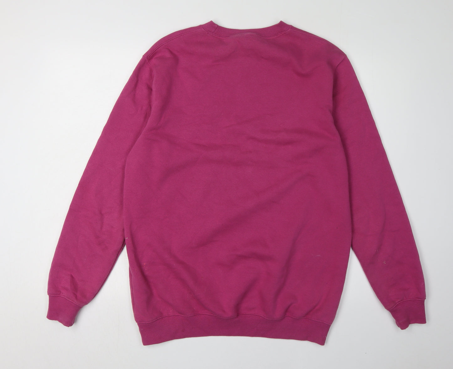 Cotton Traders Unisex Pink Pullover Sweatshirt M