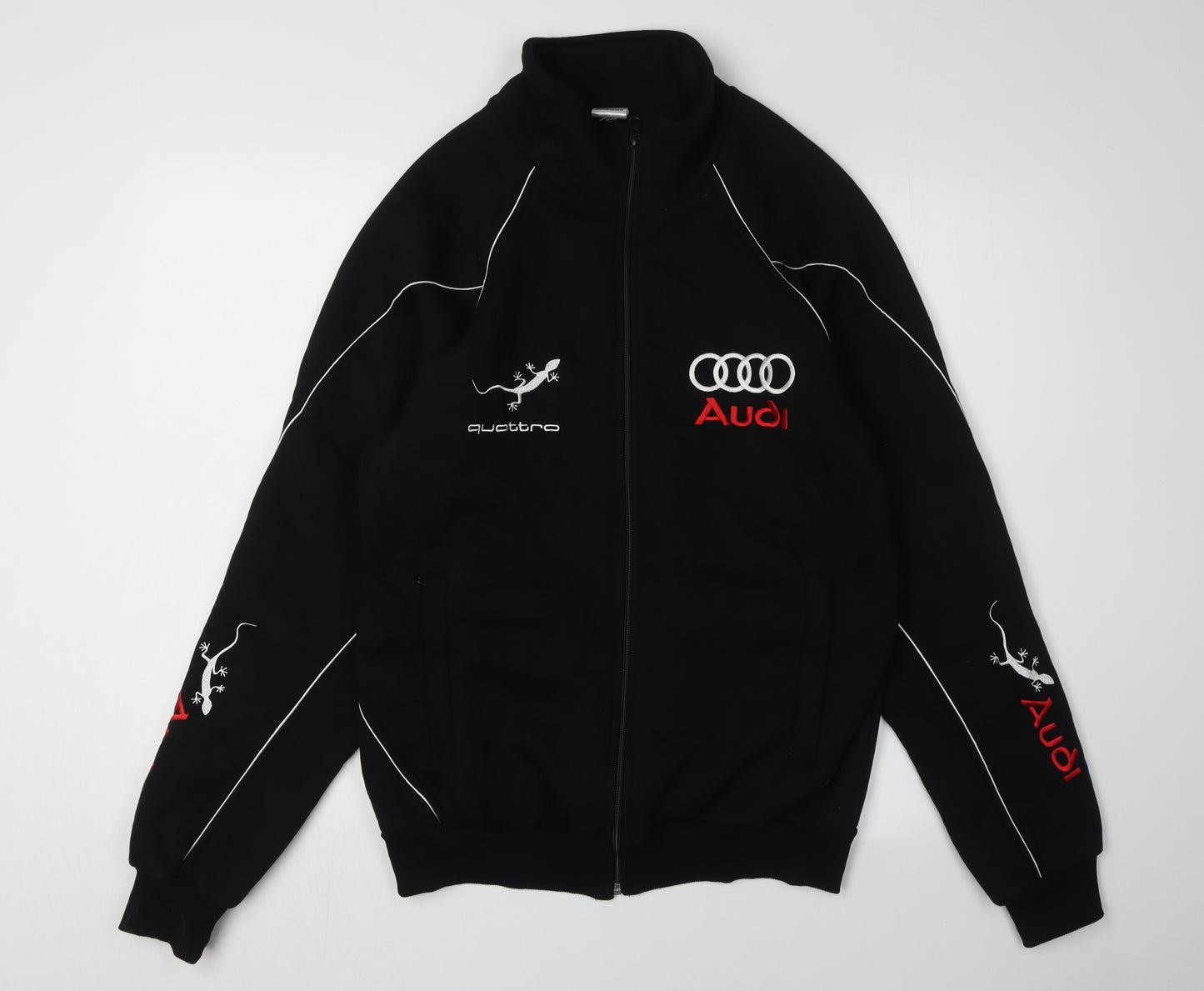 Racing Line Men's Black Full Zip Sweatshirt M