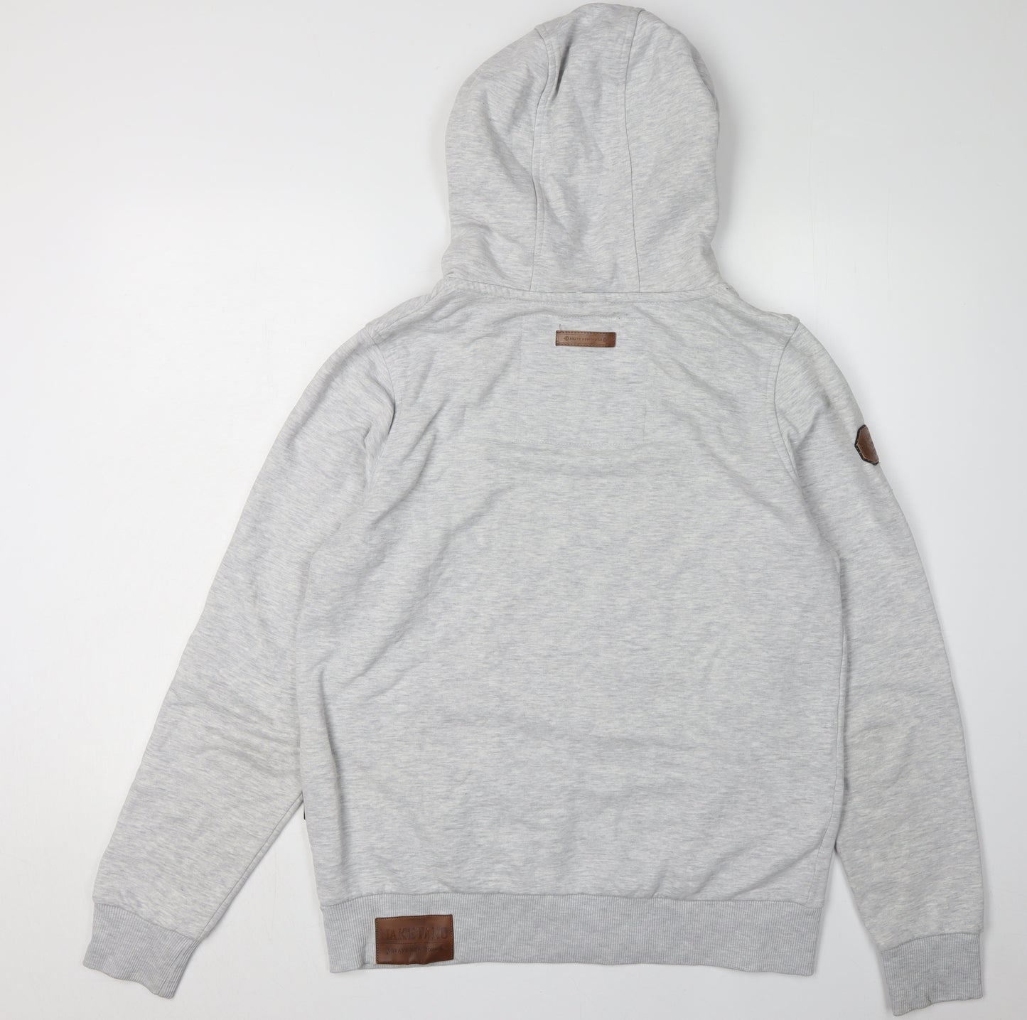 Naketano Men's Grey Full Zip Hoodie M