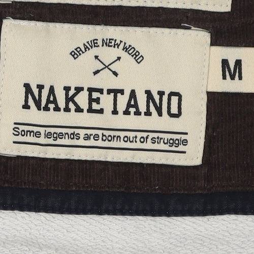 Naketano Men's Grey Full Zip Hoodie M