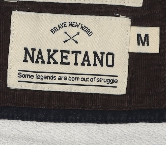 Naketano Men's Grey Full Zip Hoodie M