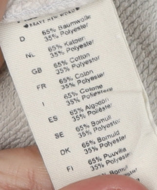 Naketano Men's Grey Full Zip Hoodie M