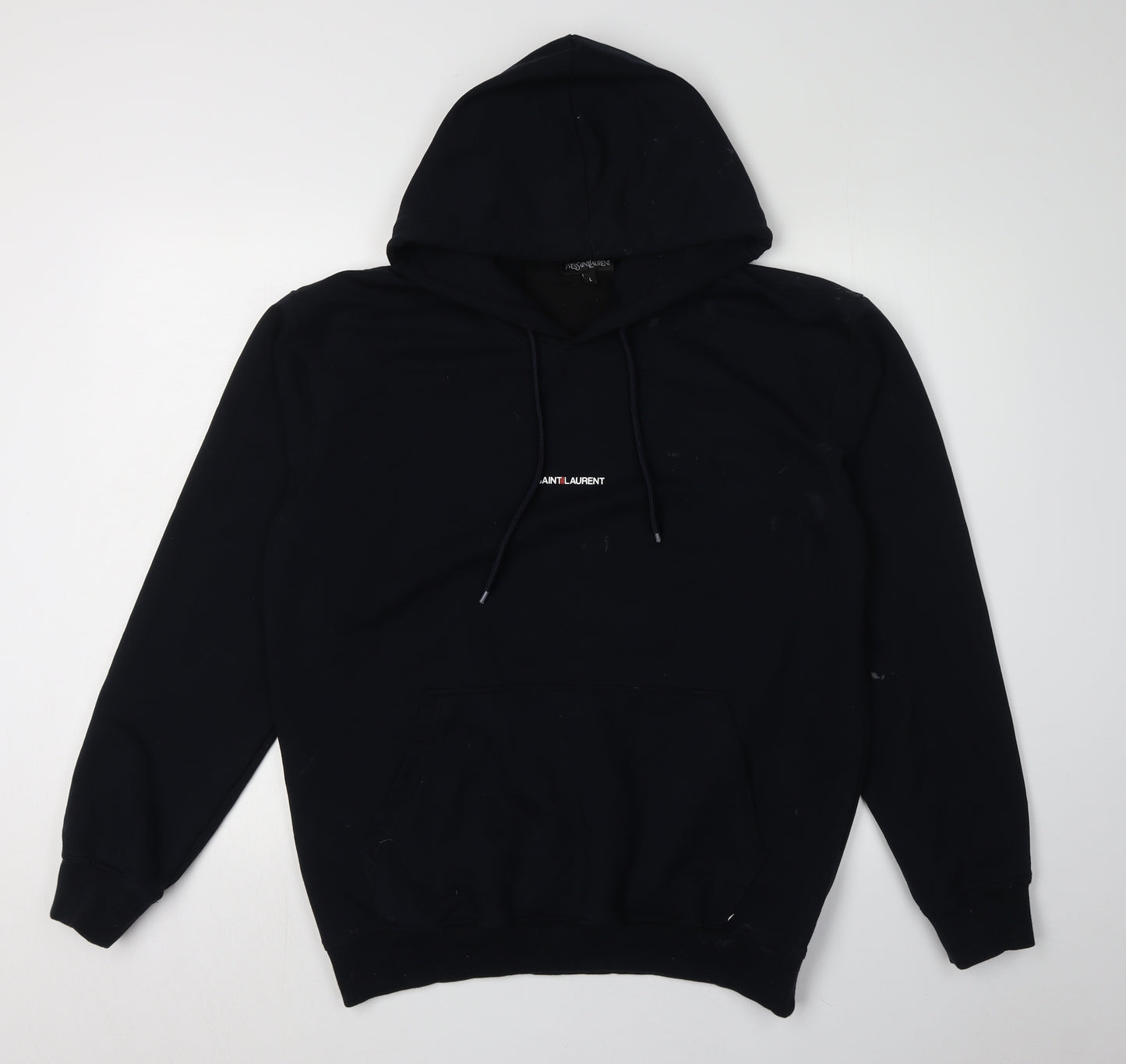 Saint Laurent Men's Black L Pullover Hoodie