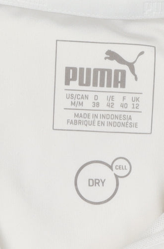 Puma Women's White Hooded Vest Size 12