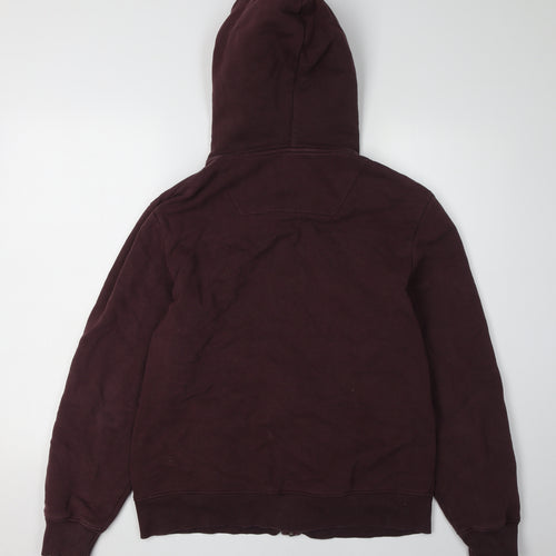 Threadbare Men's Red Full Zip Hoodie - M