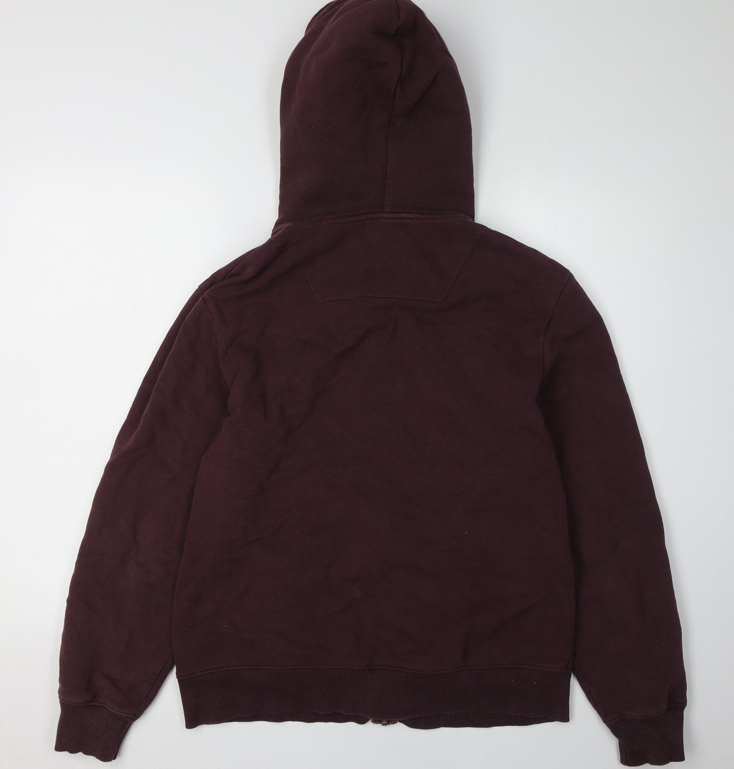 Threadbare Men's Red Full Zip Hoodie - M