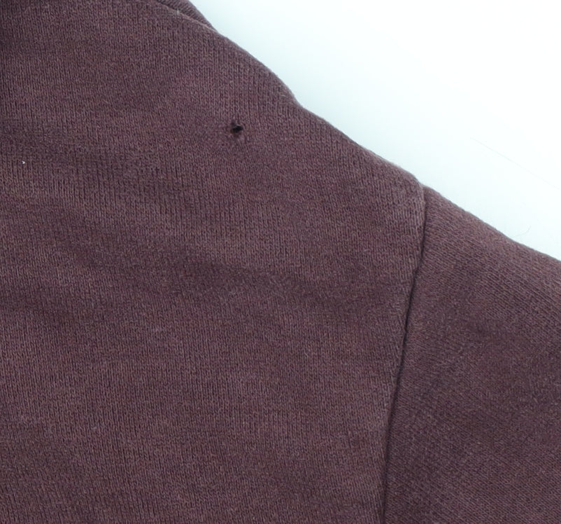 Threadbare Men's Red Full Zip Hoodie - M