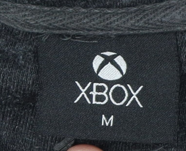 Xbox Men's Black Medium Pullover Hoodie - Logo Design