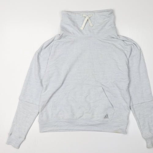 Reebok Women's Grey Pullover Hoodie Size 8