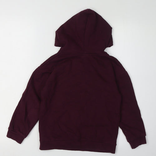 Harry Potter Girls Red Hoodie 8-9 Years Cartoon Wizard Graphic