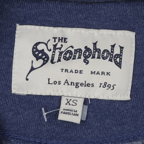 The Stronghold Blue XS Pullover Men's Sweatshirt
