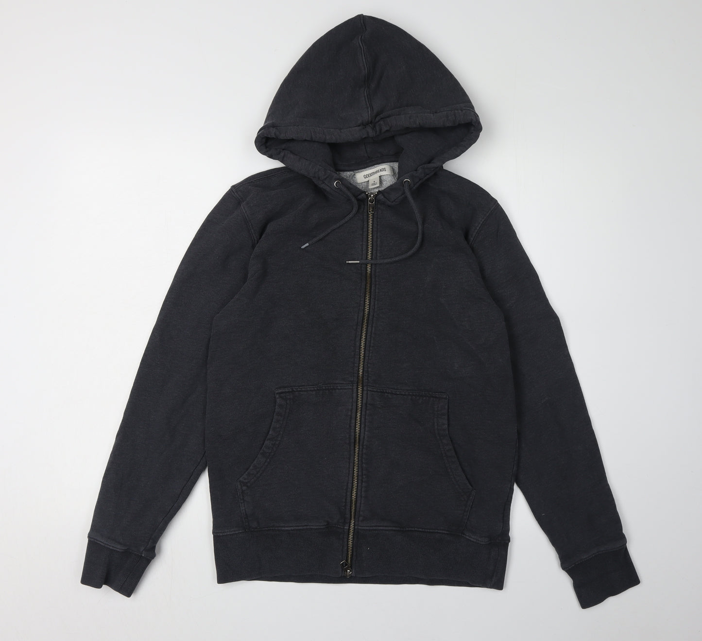 Goodthreads Men's Black Full Zip Hoodie Size S