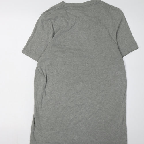 Hollister Men's Grey Graphic Tee, L, California Logo
