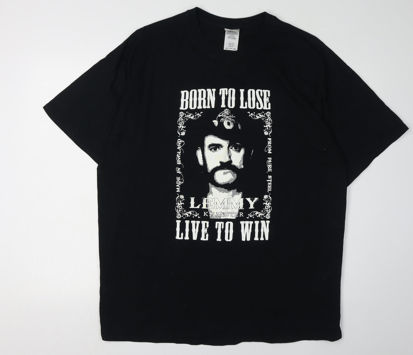 Gildan Men's Black Music Band T-Shirt Size 2XL