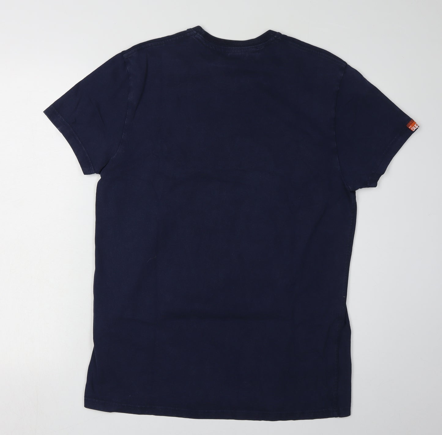 Superdry Men's Blue Graphic Logo T-Shirt M