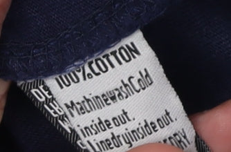 Superdry Men's Blue Graphic Logo T-Shirt M