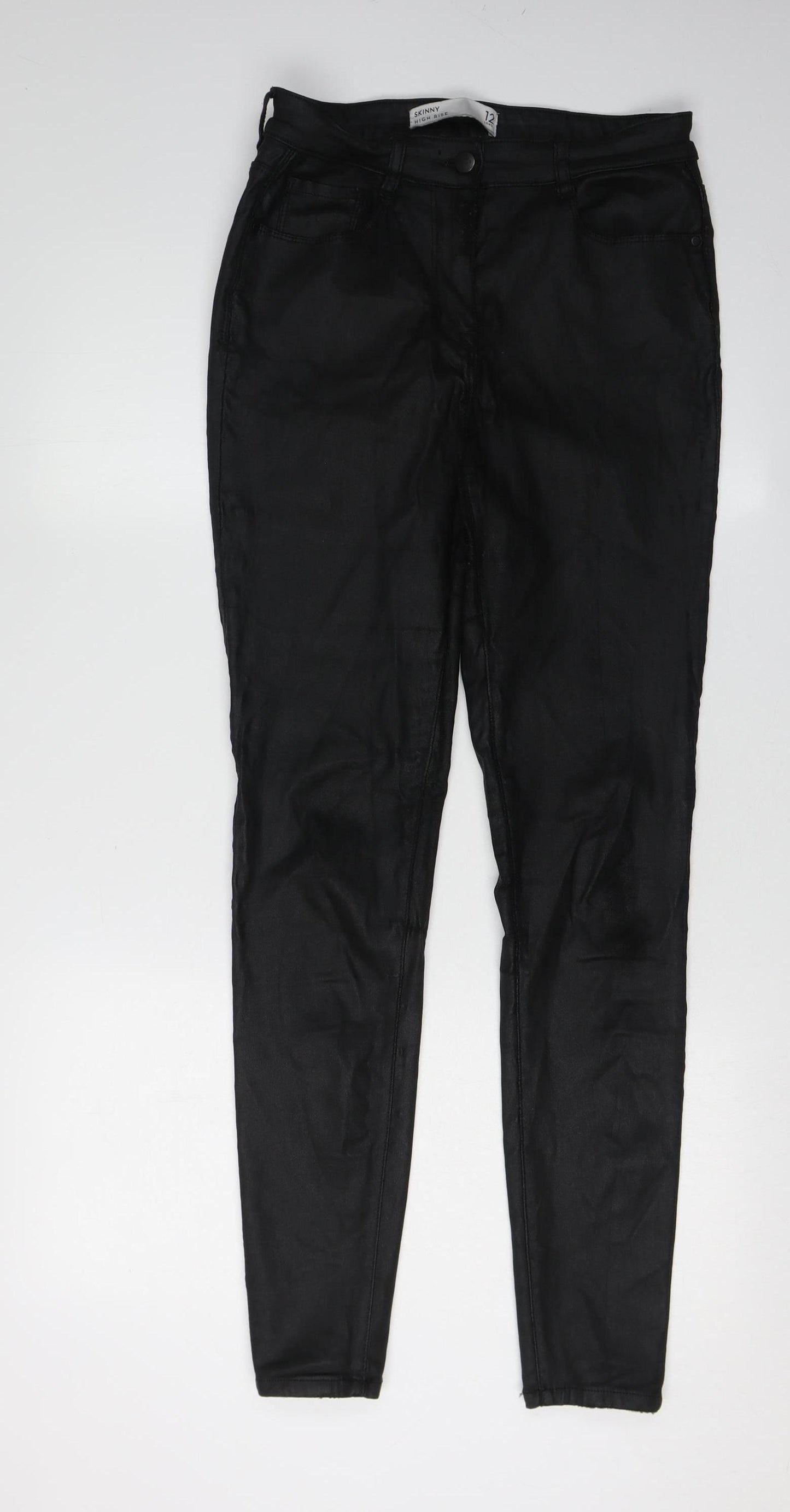 Next Women's Black Jegging Size 12 Tall Slim Fit