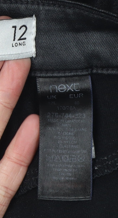 Next Women's Black Jegging Size 12 Tall Slim Fit