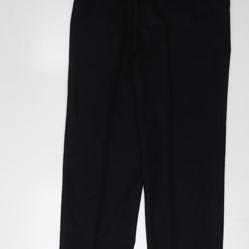 Next Men's Black Wool Trousers, 32 Waist, Formal Style