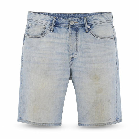 Jack & Jones Men's Blue Denim Shorts, Regular Fit, Size L
