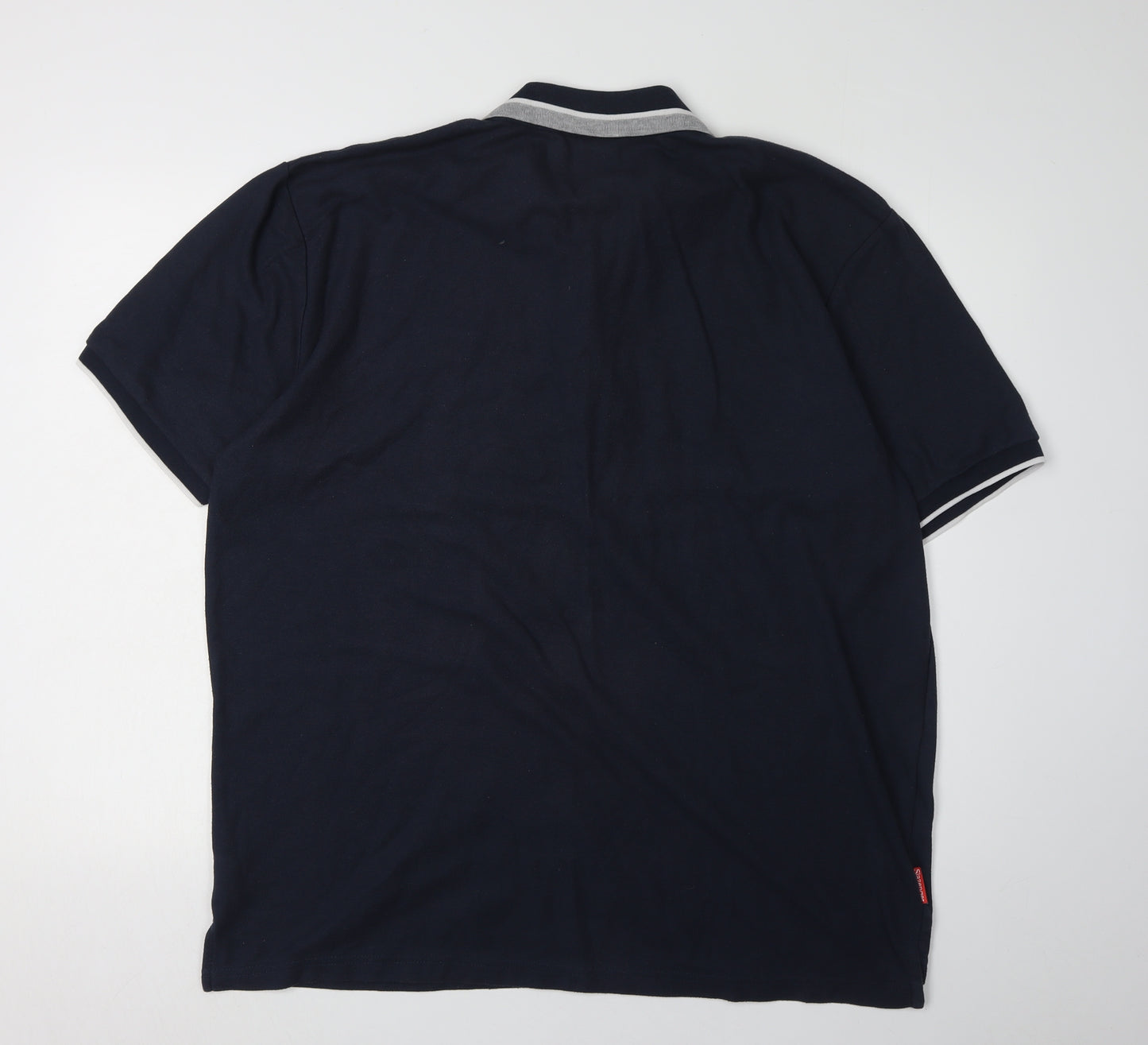 Slazenger Men's Black 2XL Polo Shirt, Short Sleeve, Logo