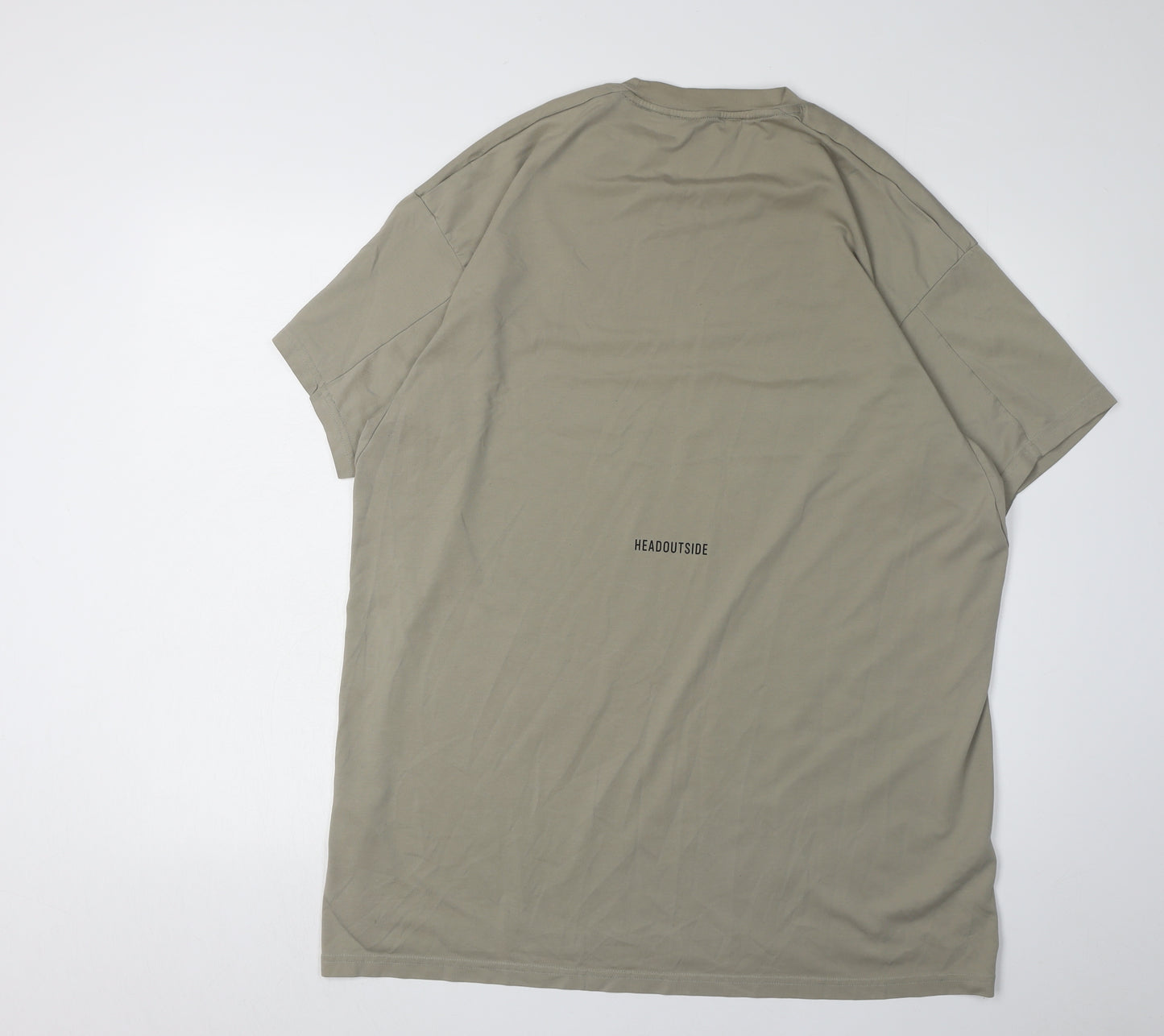 Adidas Men’s Beige XL T-Shirt, Short Sleeve