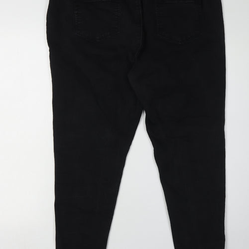 Yours Women's Black Skinny Jeans Size 22