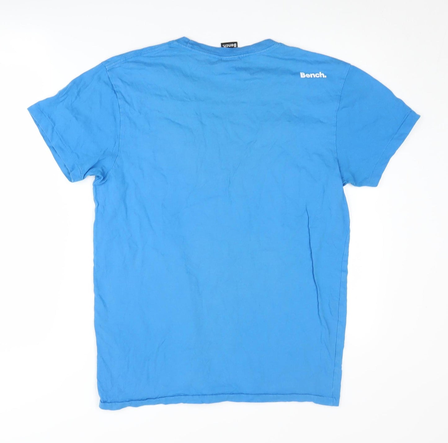 Bench Men's Black Graphic Print Cotton T-Shirt M