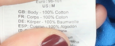 Bench Men's Black Graphic Print Cotton T-Shirt M